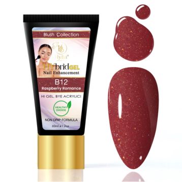 Hybrid Gel - HyGEL® 60ml / B12 Raspberry Romance - HyBa® BEAUTY