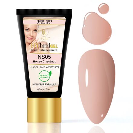 Hybrid Gel - HyGEL® 60ml / NS05 Honey Chestnut - HyBa® BEAUTY