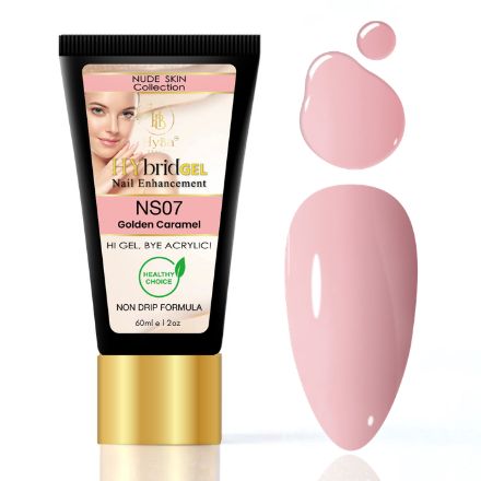 Hybrid Gel - HyGEL® 60ml / NS07 Golden Caramel - HyBa® BEAUTY