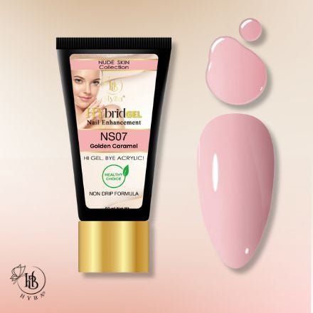 Hybrid Gel - HyGEL® 60ml / NS07 Golden Caramel - HYBA BEAUTY
