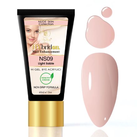 Hybrid Gel - HyGEL® 60ml / NS09 Light Sable - HyBa® BEAUTY