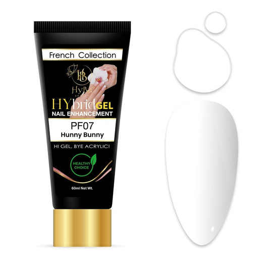 Hybrid Gel - HyGEL 60ml / PF07 - Hunny Bunny White - HYBA BEAUTY