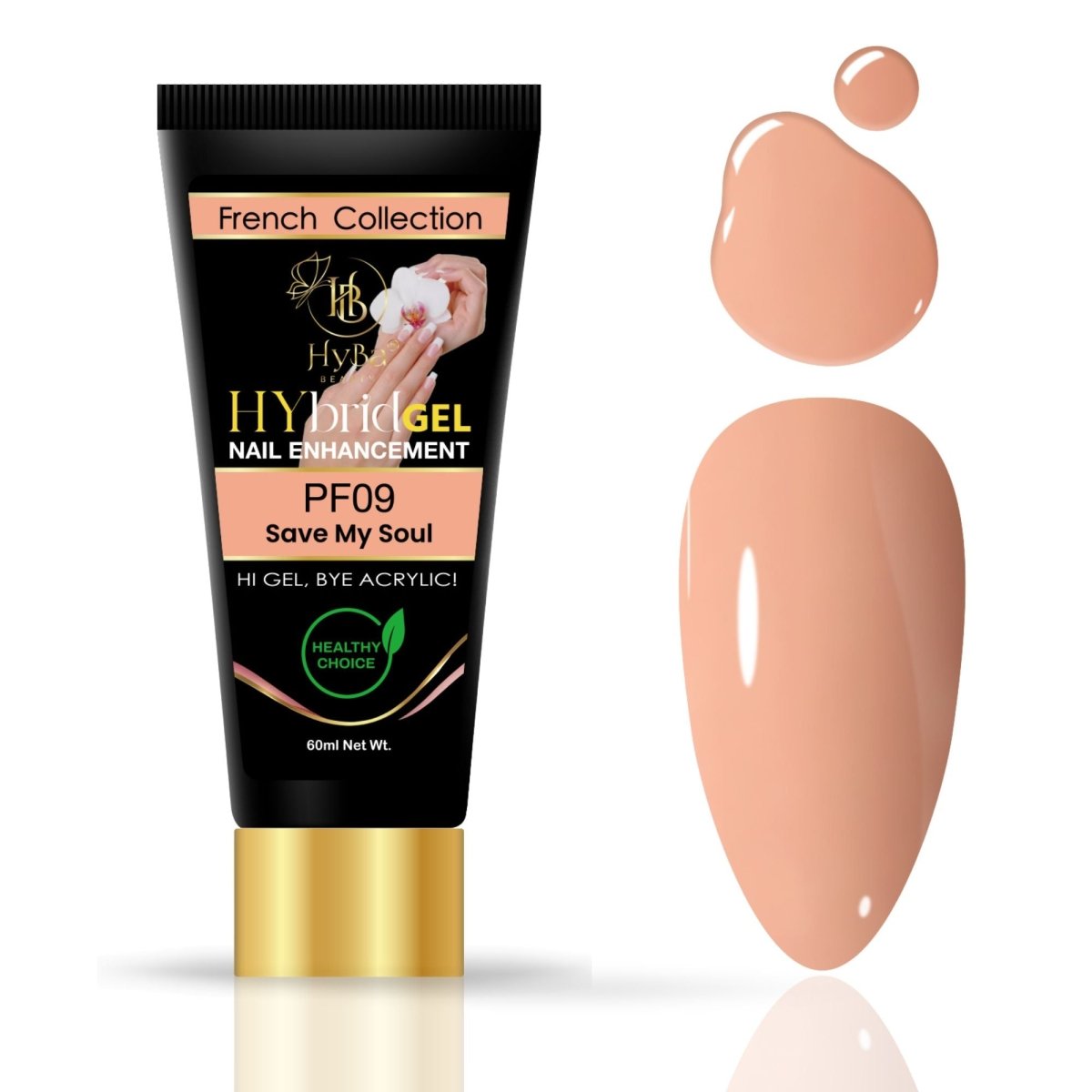 Hybrid Gel - HyGEL 60ml / #PF09 Save My Soul - HyBa® BEAUTY