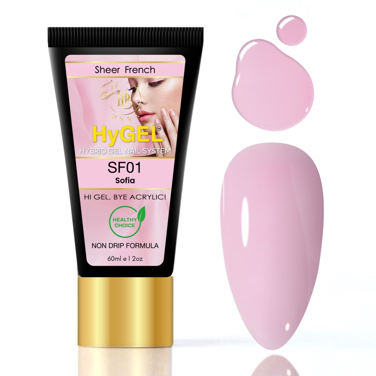 Hybrid Gel - HyGEL® 60ml / SF01 Sofia - HyBa® BEAUTY