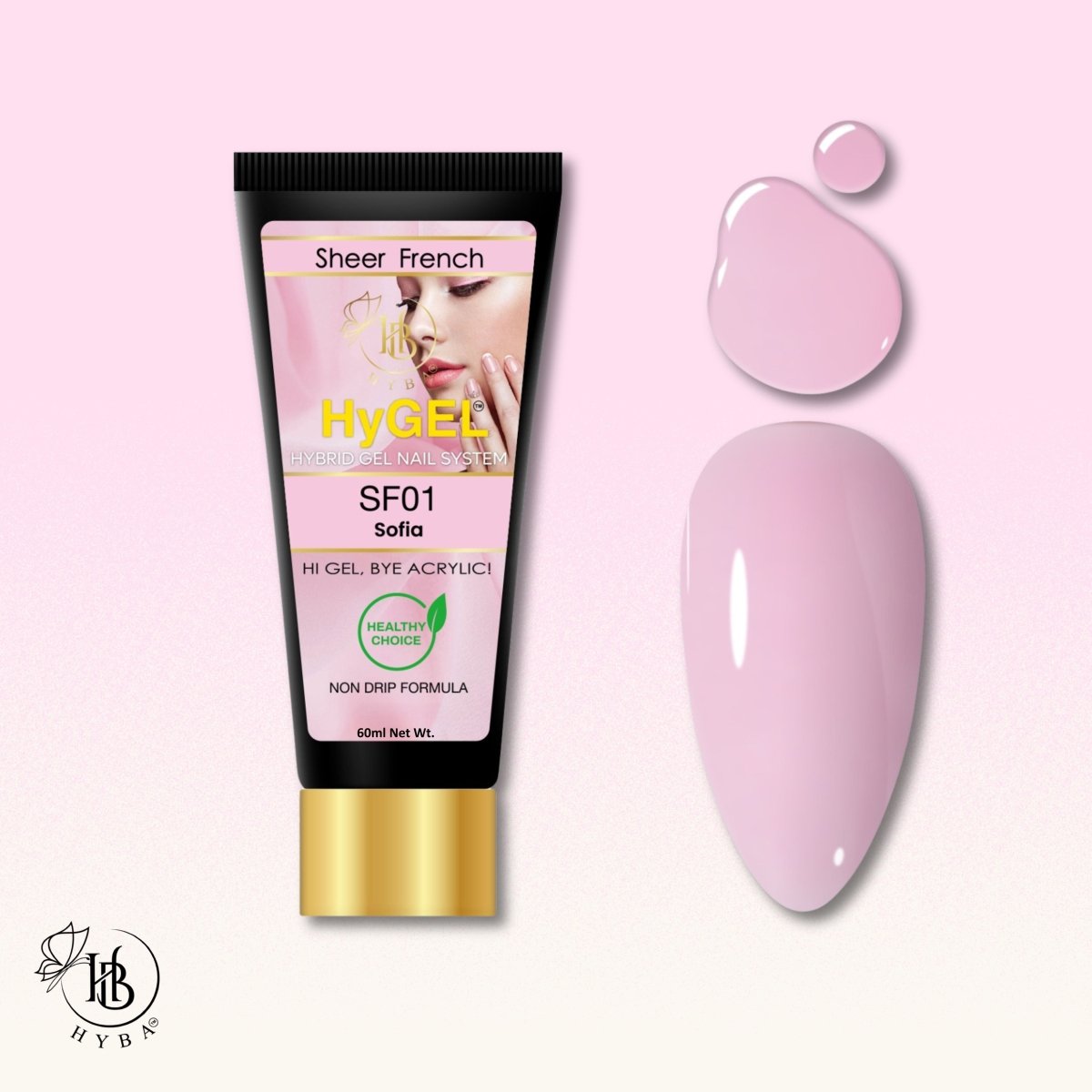 Hybrid Gel - HyGEL® 60ml / SF01 Sofia - HYBA BEAUTY