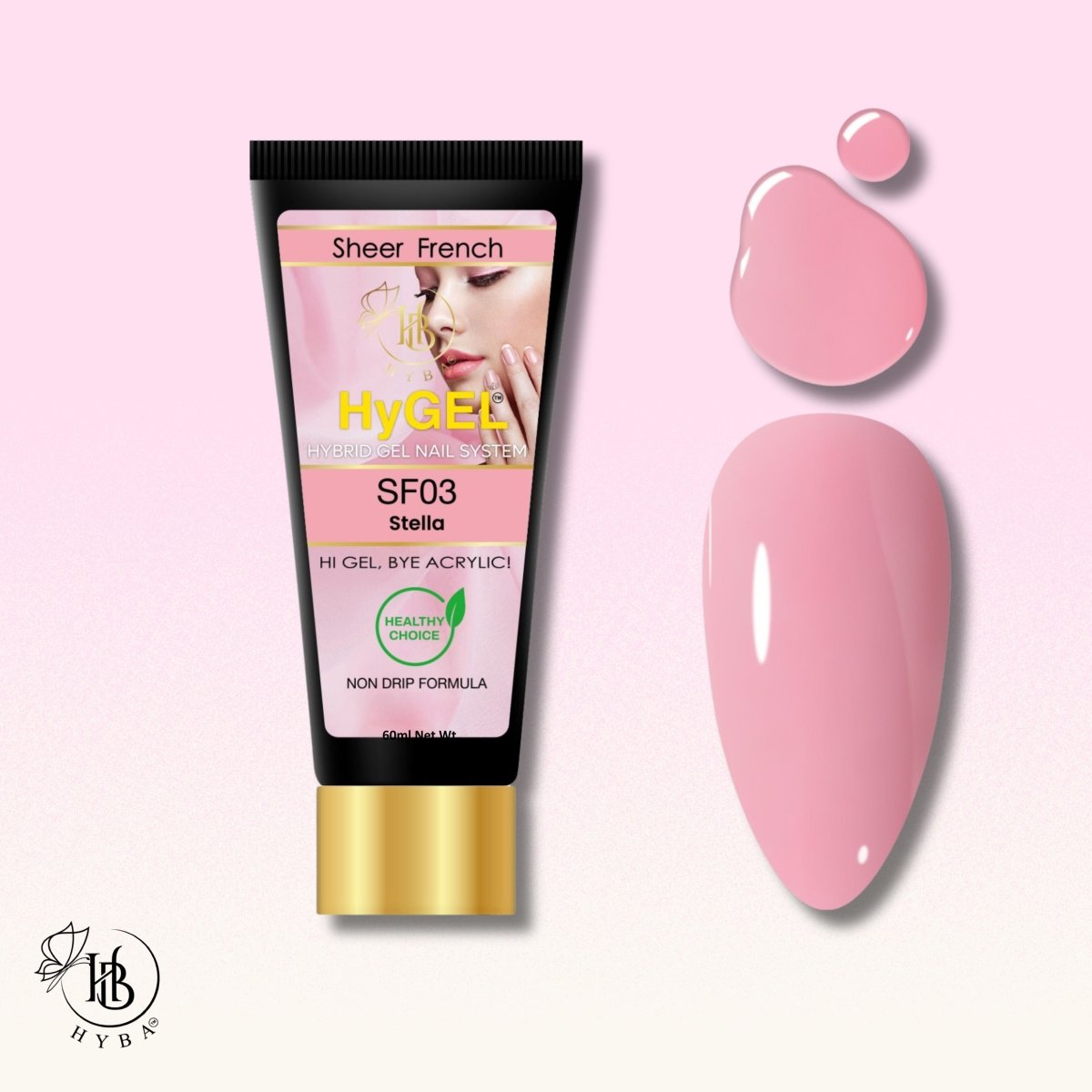 Hybrid Gel - HyGEL® 60ml / SF03 Stella - HYBA BEAUTY