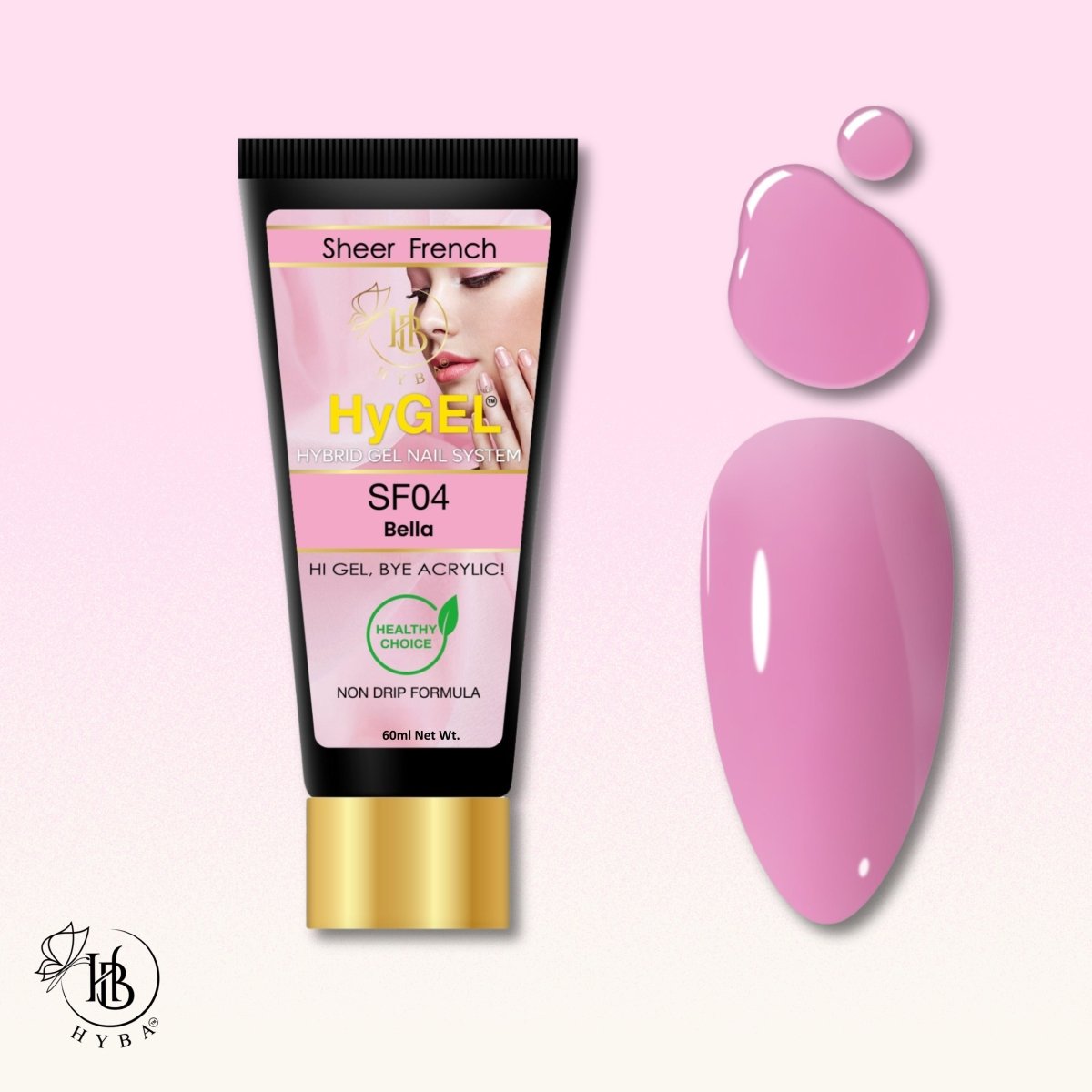 Hybrid Gel - HyGEL® 60ml / SF04 Bella - HYBA BEAUTY