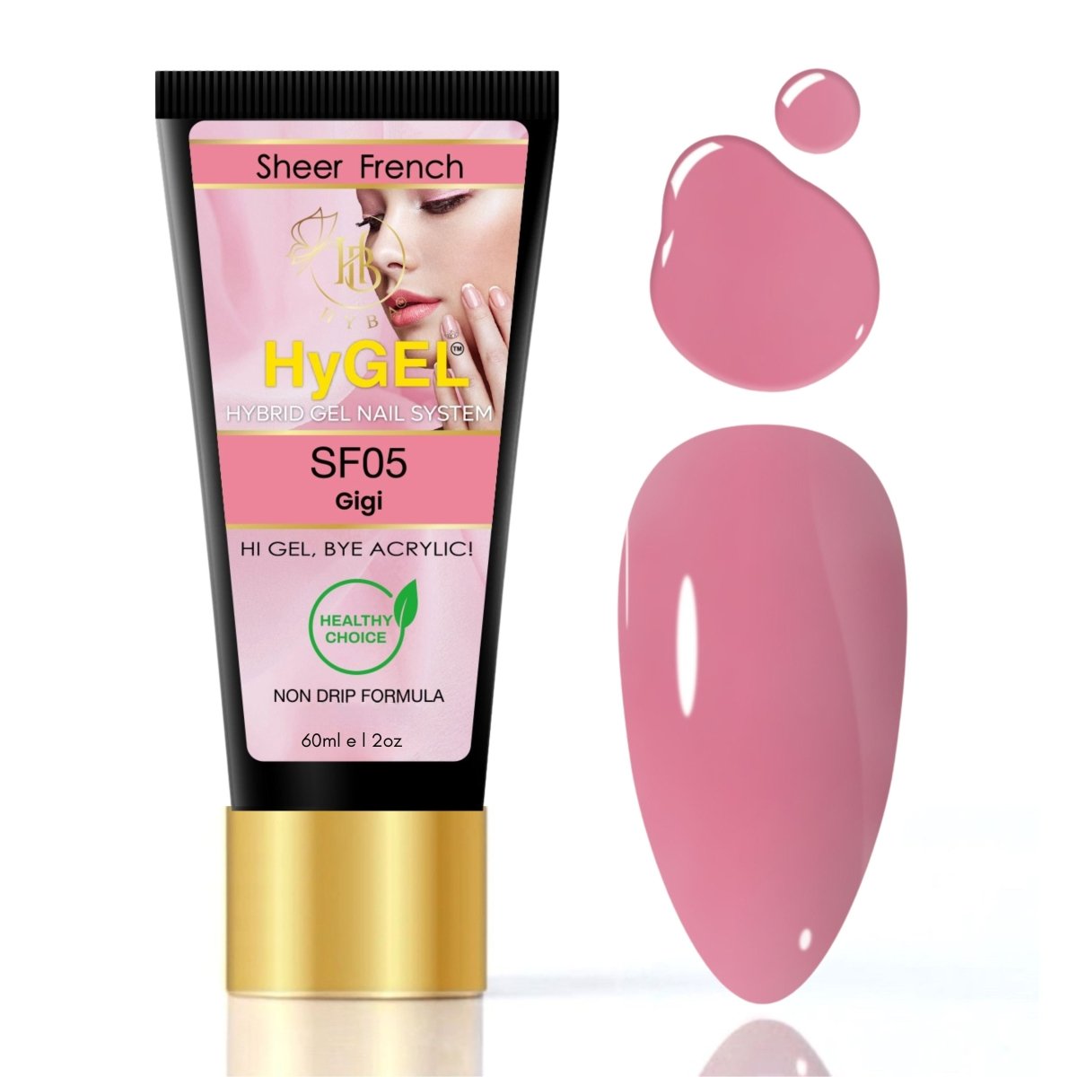 Hybrid Gel - HyGEL® 60ml / SF05 Gigi - HyBa® BEAUTY