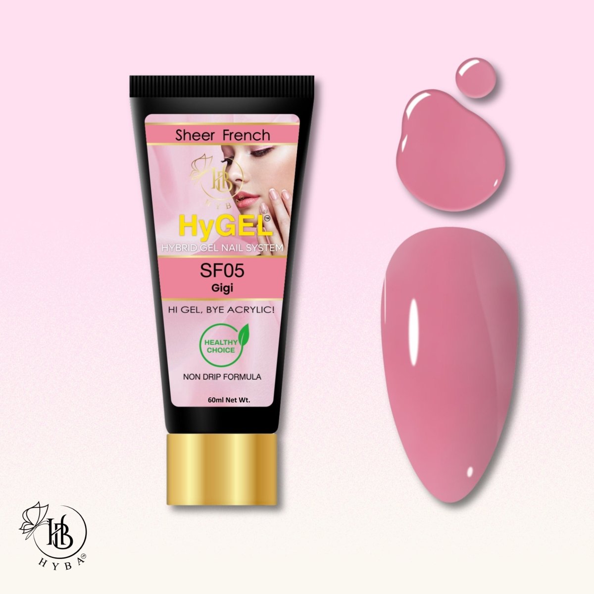Hybrid Gel - HyGEL® 60ml / SF05 Gigi - HYBA BEAUTY