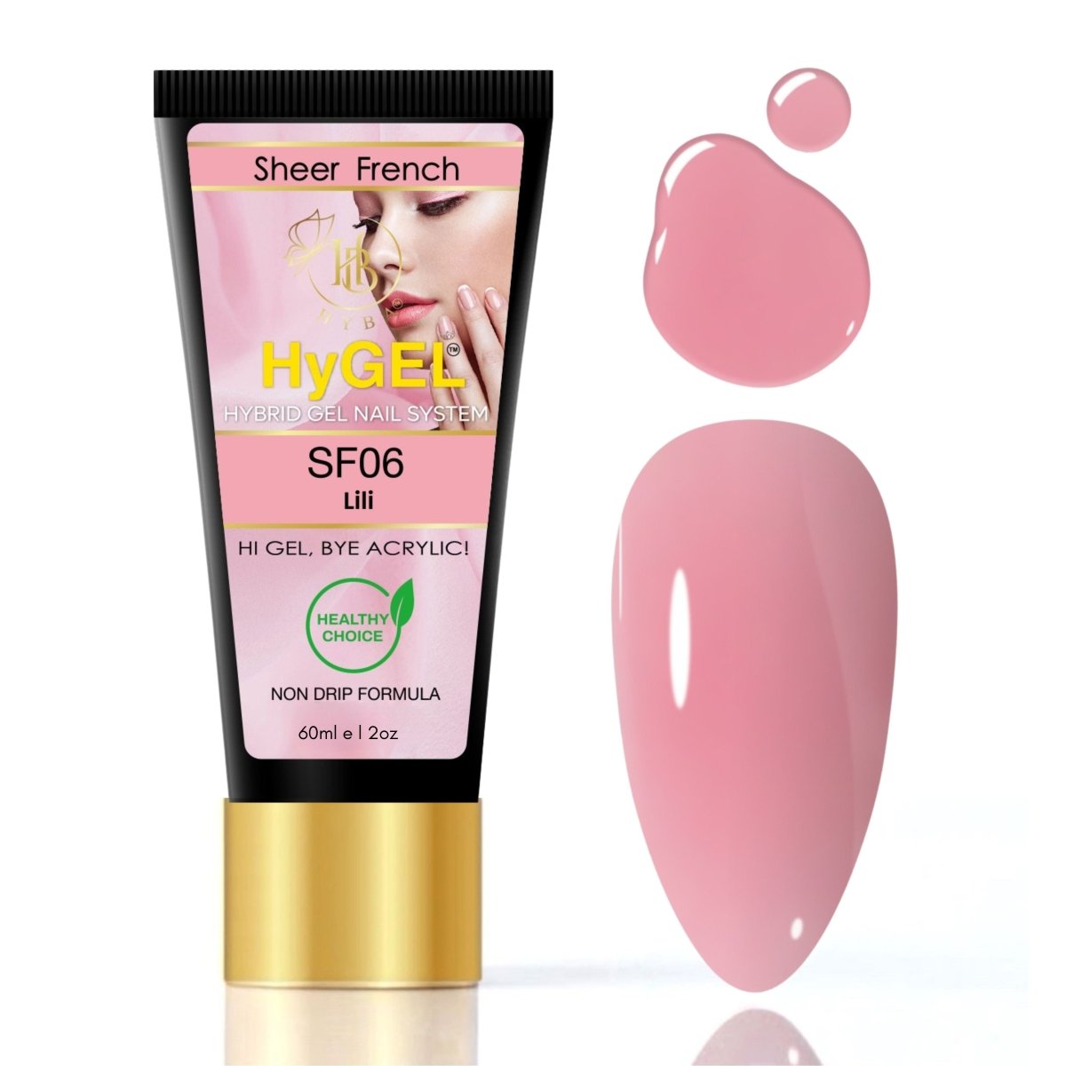 Hybrid Gel - HyGEL® 60ml / SF06 Lili - HyBa® BEAUTY