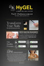 Hybrid Gel - HyGEL Marketing Posters - HYBA BEAUTY