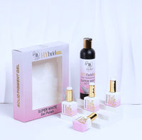 HYBRID SUPER WHITE Gel Polish - REFILL KIT OR SINGLES - HYBA BEAUTY