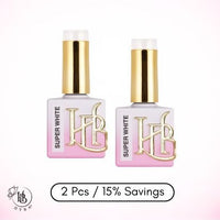 HYBRID SUPER WHITE Gel Polish - REFILL KIT OR SINGLES - HYBA BEAUTY