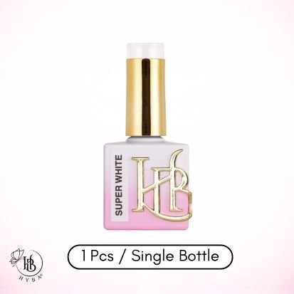 HYBRID SUPER WHITE Gel Polish - REFILL KIT OR SINGLES - HYBA BEAUTY