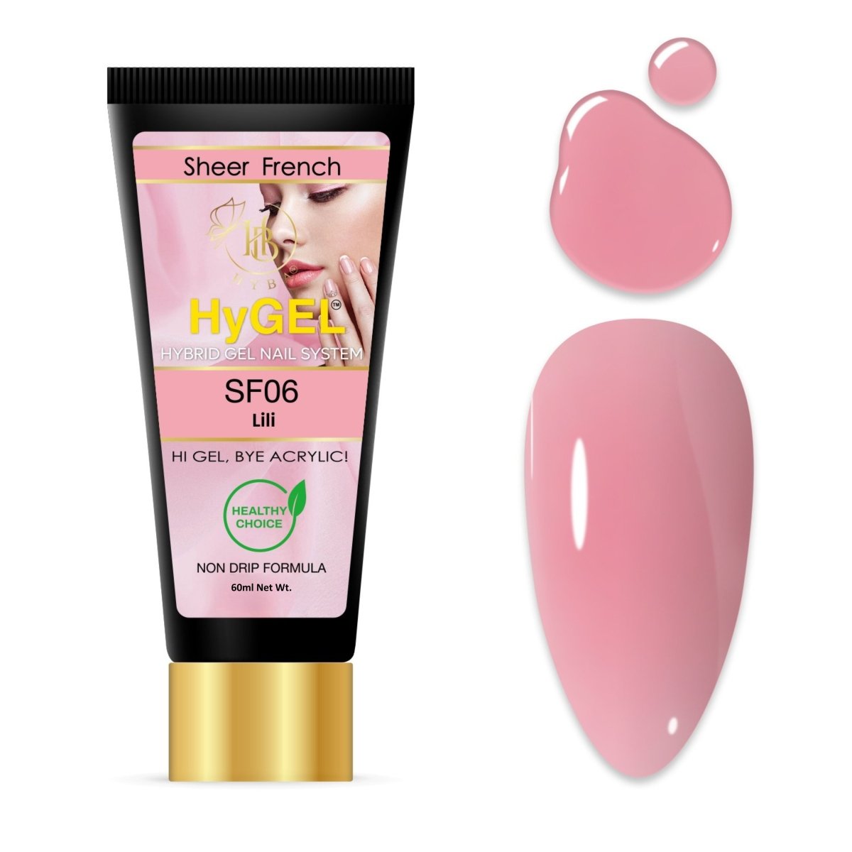 HyGEL® 10 SHEER FRENCH COLLECTION - 60ml Listing - HYBA BEAUTY