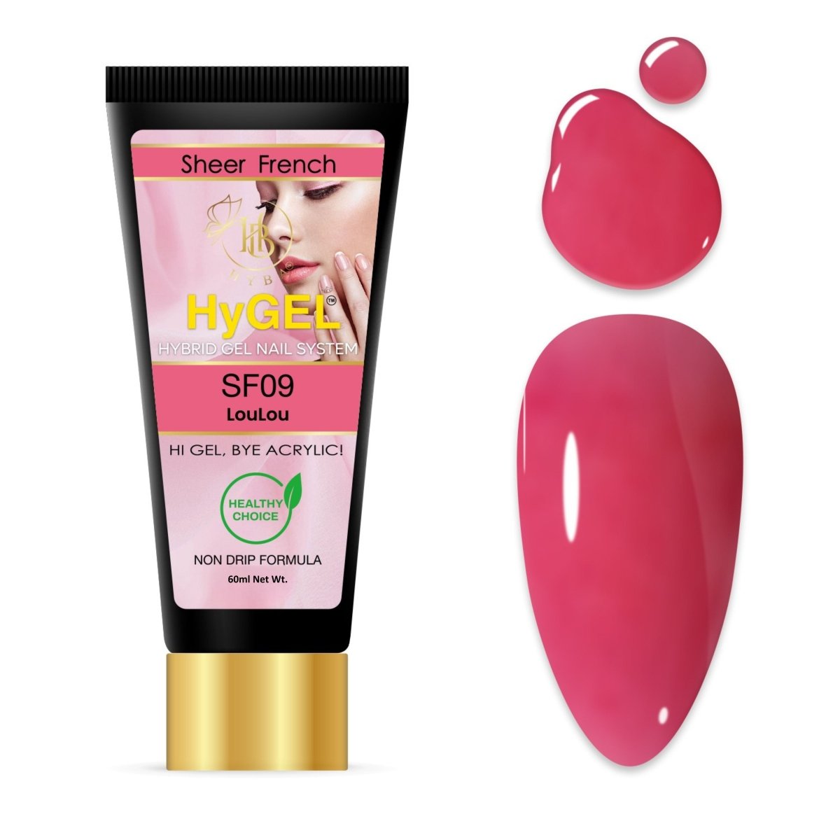 HyGEL® 10 SHEER FRENCH COLLECTION - 60ml Listing - HYBA BEAUTY