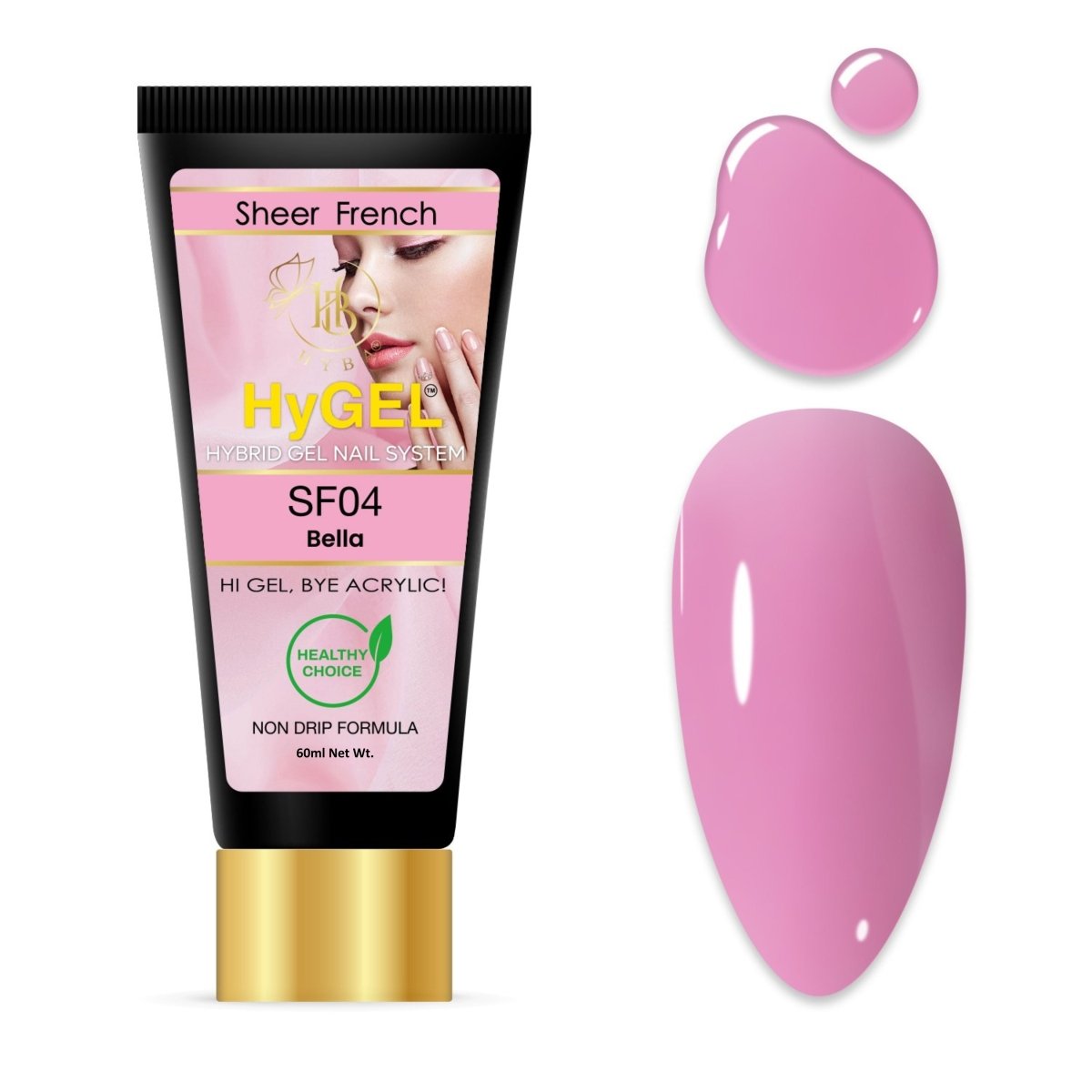 HyGEL® 10 SHEER FRENCH COLLECTION - 60ml Listing - HYBA BEAUTY