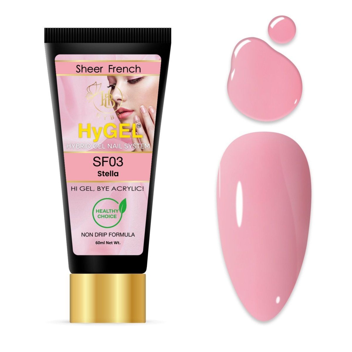 HyGEL® 10 SHEER FRENCH COLLECTION - 60ml Listing - HYBA BEAUTY