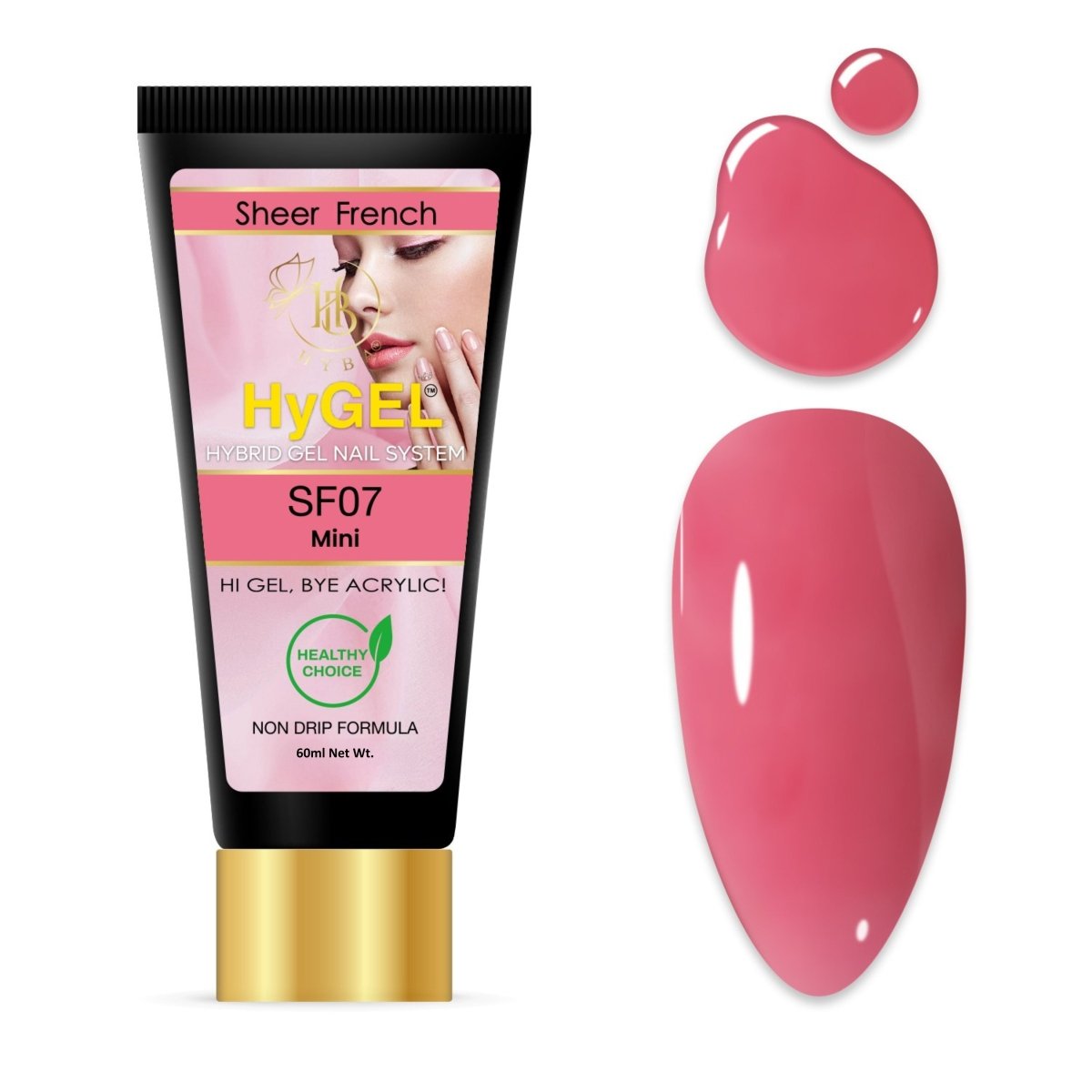 HyGEL® 10 SHEER FRENCH COLLECTION - 60ml Listing - HYBA BEAUTY