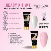 HYGEL HYBRID GEL NAIL SYSTEM - READY Kit 1 - HYBA BEAUTY