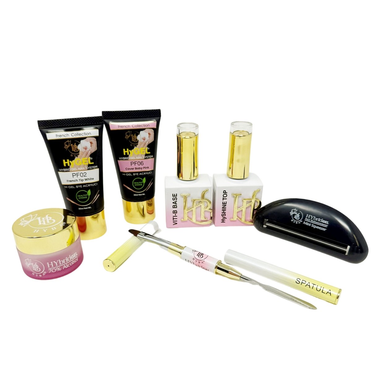 HYGEL HYBRID GEL NAIL SYSTEM - READY Kit 2 - HYBA BEAUTY