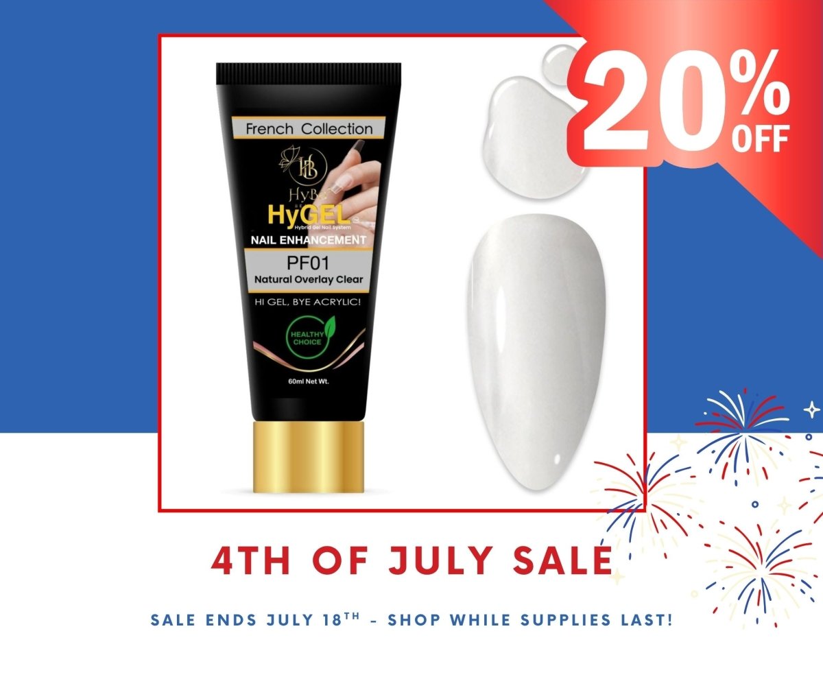 HyGEL® PF01 Natural Overlay Clear - 4th of JULY SALE - HYBA BEAUTY