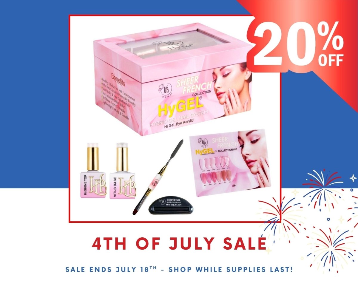 HyGEL® Sheer French Box Set - 4th of JULY SALE - HYBA BEAUTY