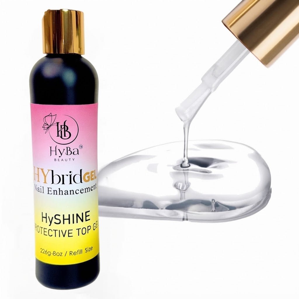 HyShine Top Gel Polish Refill Bottle (8oz / 240 ml) - HyBa® BEAUTY