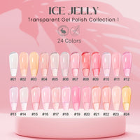 ICE JELLY Gel Collection 1 - Pink Shades - HYBA BEAUTY