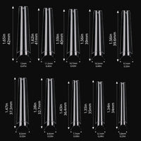 Long Coffin Extension Nail Tips - HYBA BEAUTY