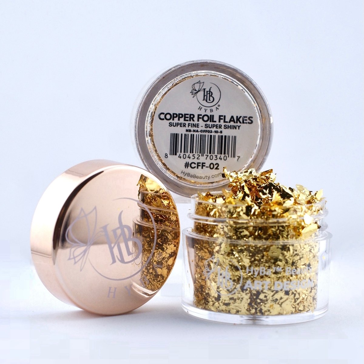 METALLIC FOIL FLAKES - HYBA BEAUTY