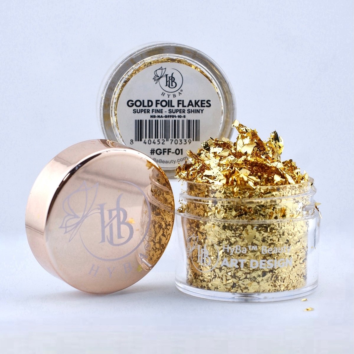 METALLIC FOIL FLAKES - HYBA BEAUTY