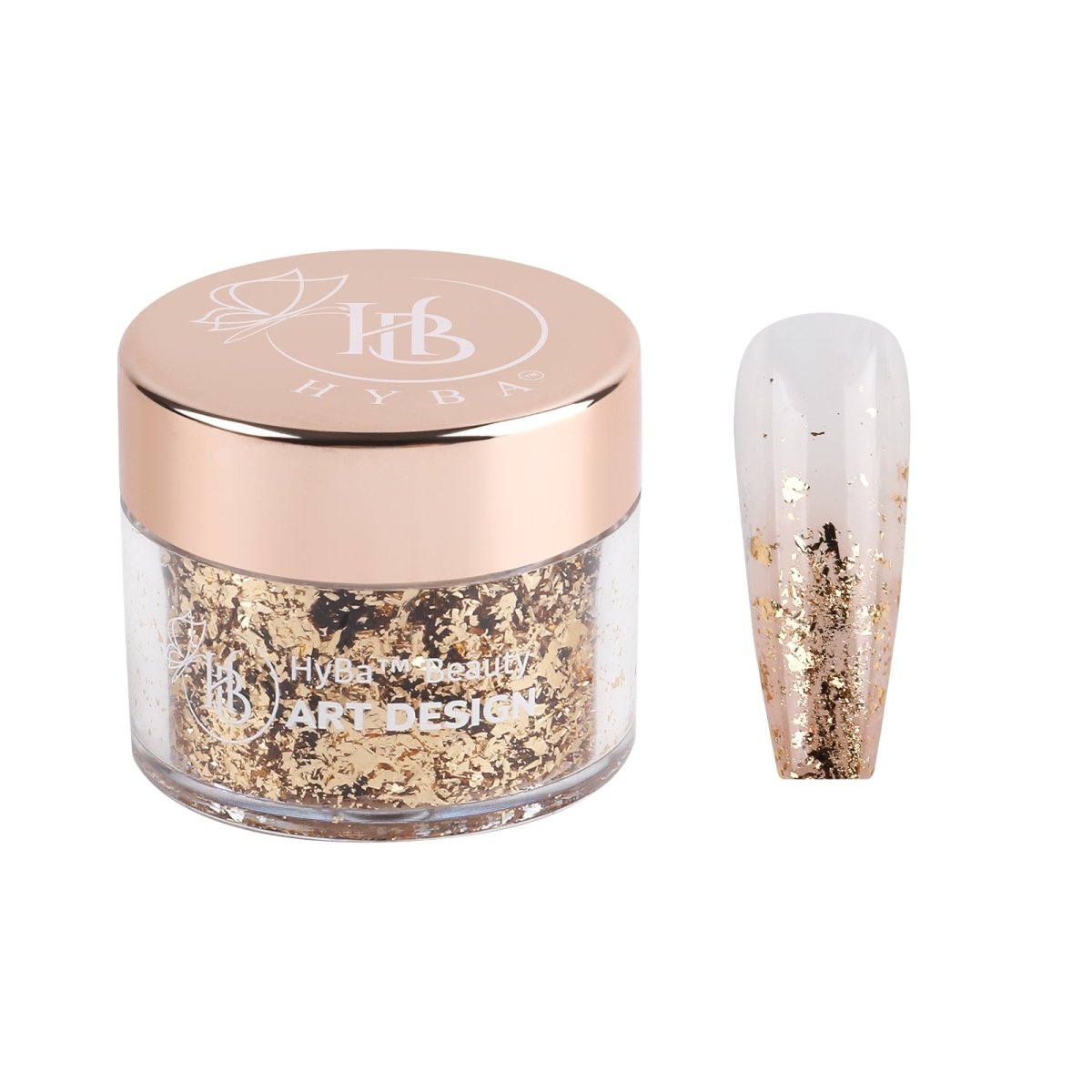 METALLIC FOIL FLAKES - HYBA BEAUTY