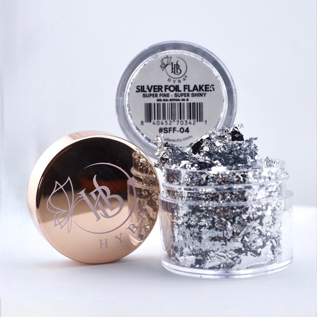 METALLIC FOIL FLAKES - HYBA BEAUTY