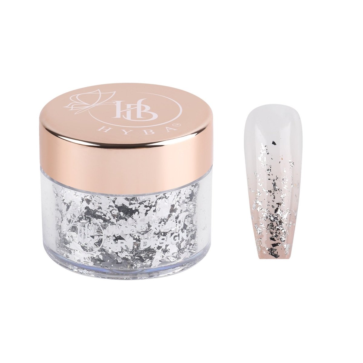 METALLIC FOIL FLAKES - HYBA BEAUTY