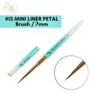 MINI LINER PETAL Nail Brush / 7mm #13 / Kolinsky Bristles - HyBa® BEAUTY