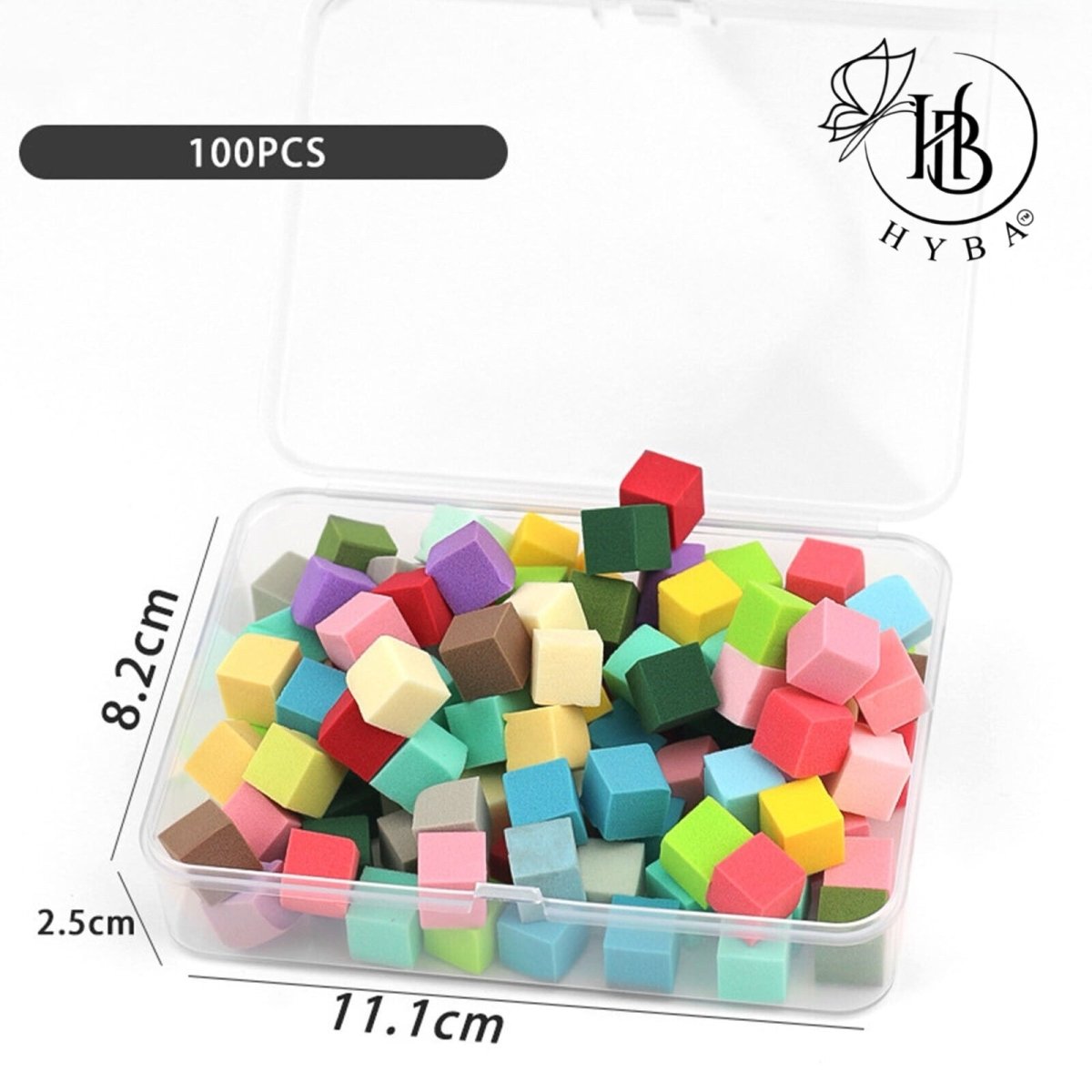 Mini Ombré Sponges with Grabber Box Set - Rainbow - HYBA BEAUTY