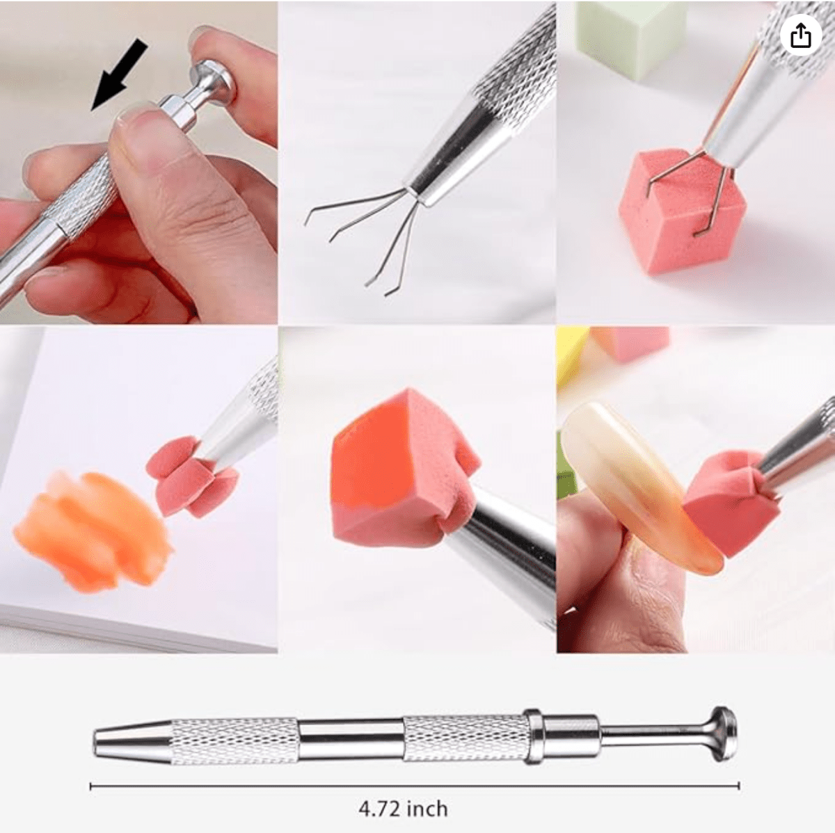 Mini Ombré Sponges with Grabber Box Set - Rainbow - HYBA BEAUTY