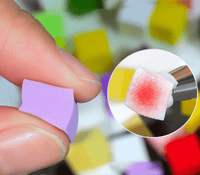 Mini Ombré Sponges with Grabber Box Set - Rainbow - HYBA BEAUTY