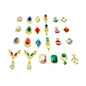 Mixed Crystals and Gold Charm 2 - HYBA BEAUTY