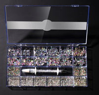 MIXED CRYSTALS FLAT CHARM BOX 2 - HYBA BEAUTY