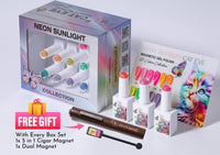 NEON SUNLIGHT Cat Eye Collection 3 - Magnetic Gel Polish - HYBA BEAUTY
