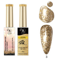 PLATINUM REFLECTIVE Liner Gel Set / 4pcs colors - HYBA BEAUTY