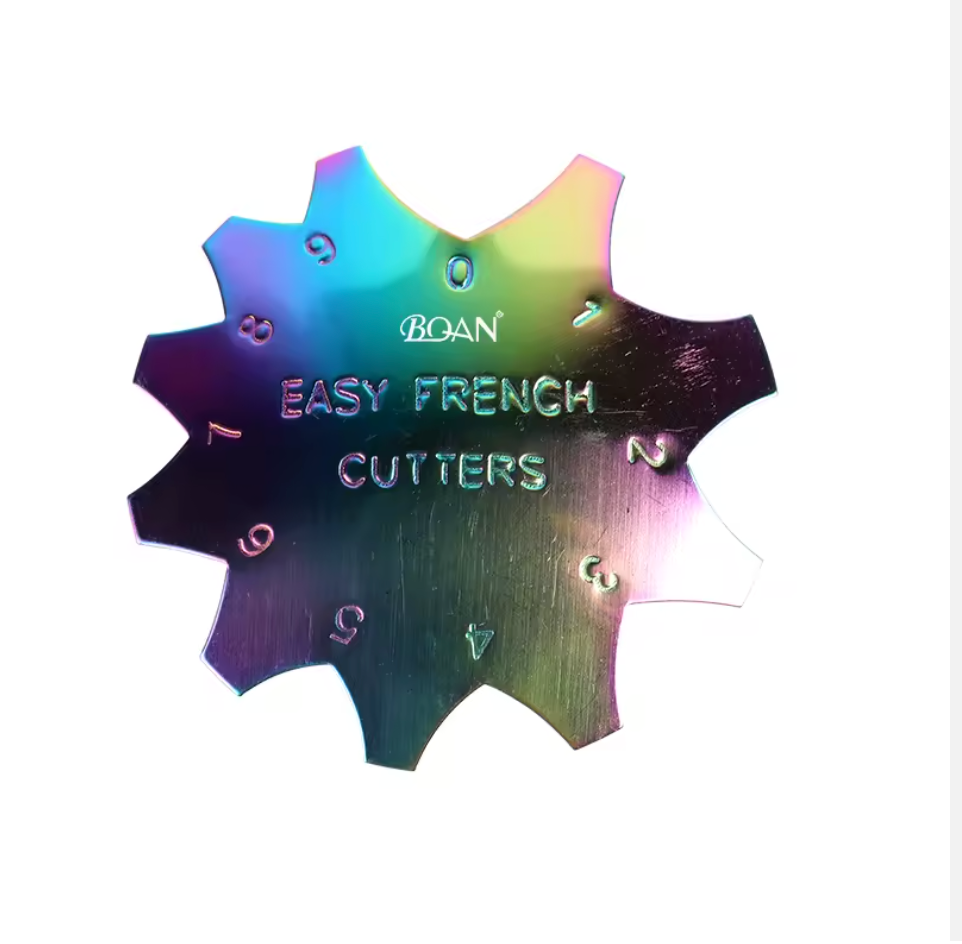 Round Shape (Rainbow) - French Cutting Tool - HYBA BEAUTY