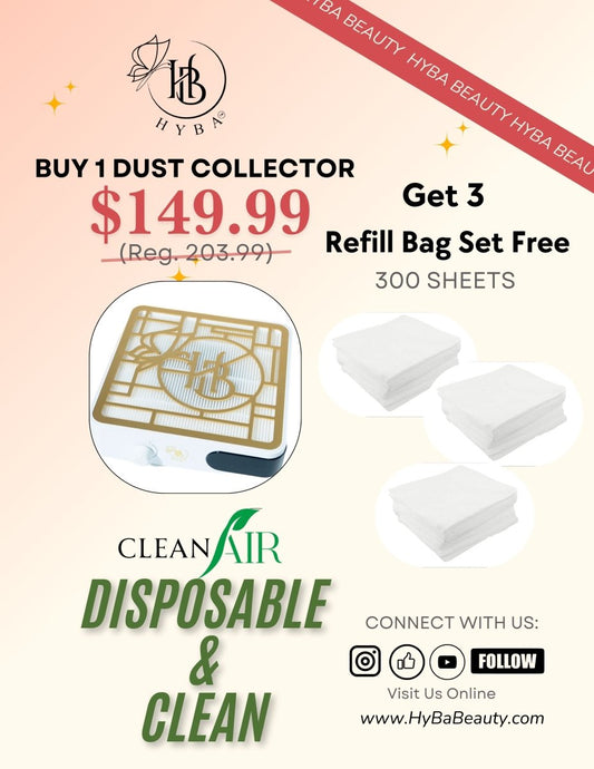 SALE DEAL - CLEANAir Dust Collector (Gold/White) - HYBA BEAUTY