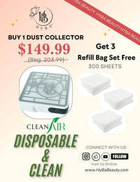 SALE DEAL - CLEANAir Dust Collector (Silver/White) - HYBA BEAUTY