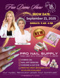 September 21th, 2025 / TAMPA, FL - PRO NAIL SUPPLY / Free Nail Demo Shows - HYBA BEAUTY