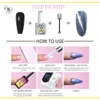 SPAR LIGHT Cat Eye Gel Collection - 12 colors - HYBA BEAUTY