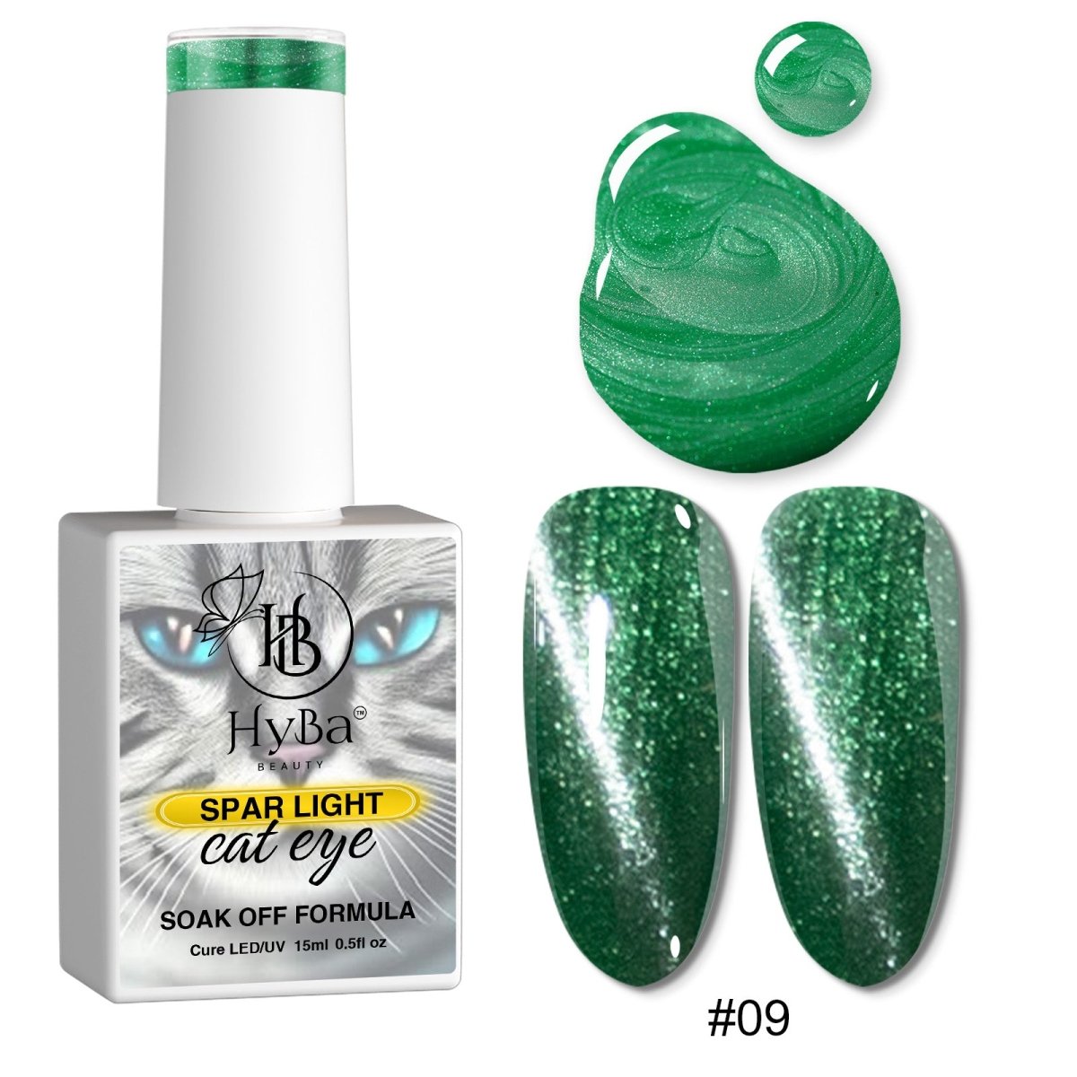 SPAR LIGHT Cat Eye Gel Collection - 12 colors - HYBA BEAUTY