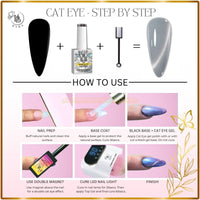 SPAR LIGHT Cat Eye Gel Collection 5 - 12 Colors Box Set - CLEARANCE - HYBA BEAUTY